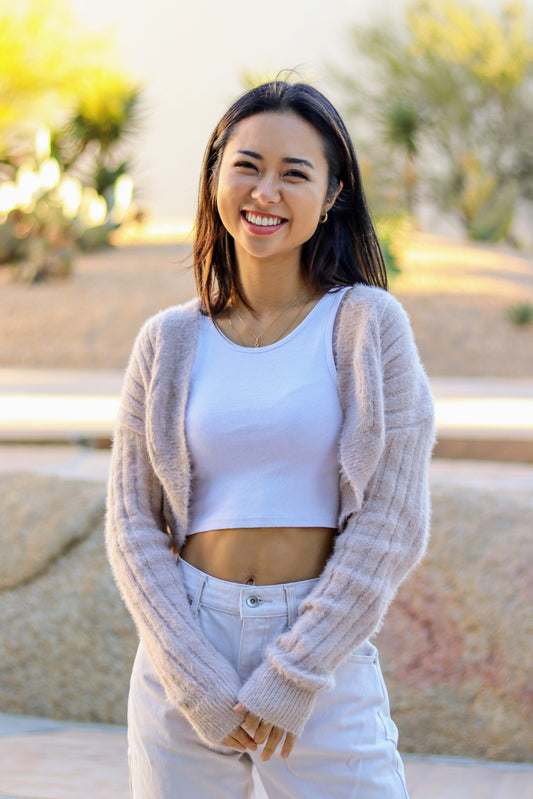 ショートニットカーディガン DPA94052