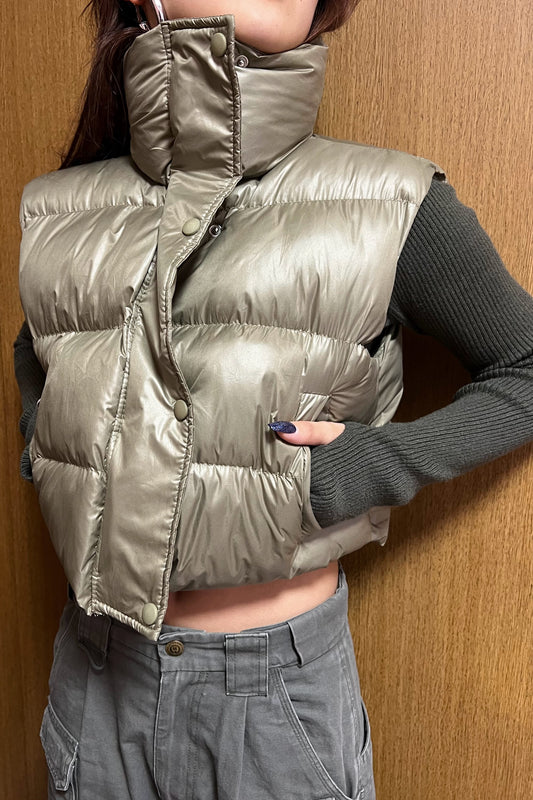 ボリュームショートダウンベスト DPA44129