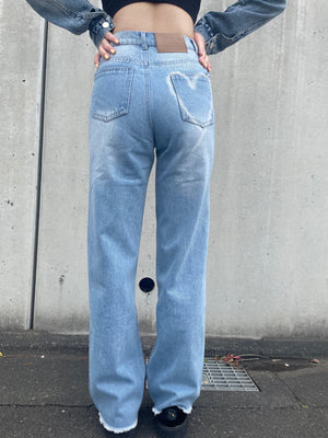 ハートデニムパンツ DPB52039