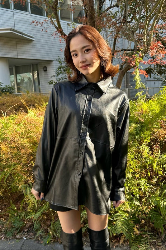 レザーシャツジャケット DPB47040