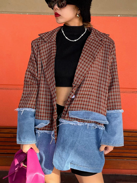 デニムスリーブテーラードジャケット DPA27115