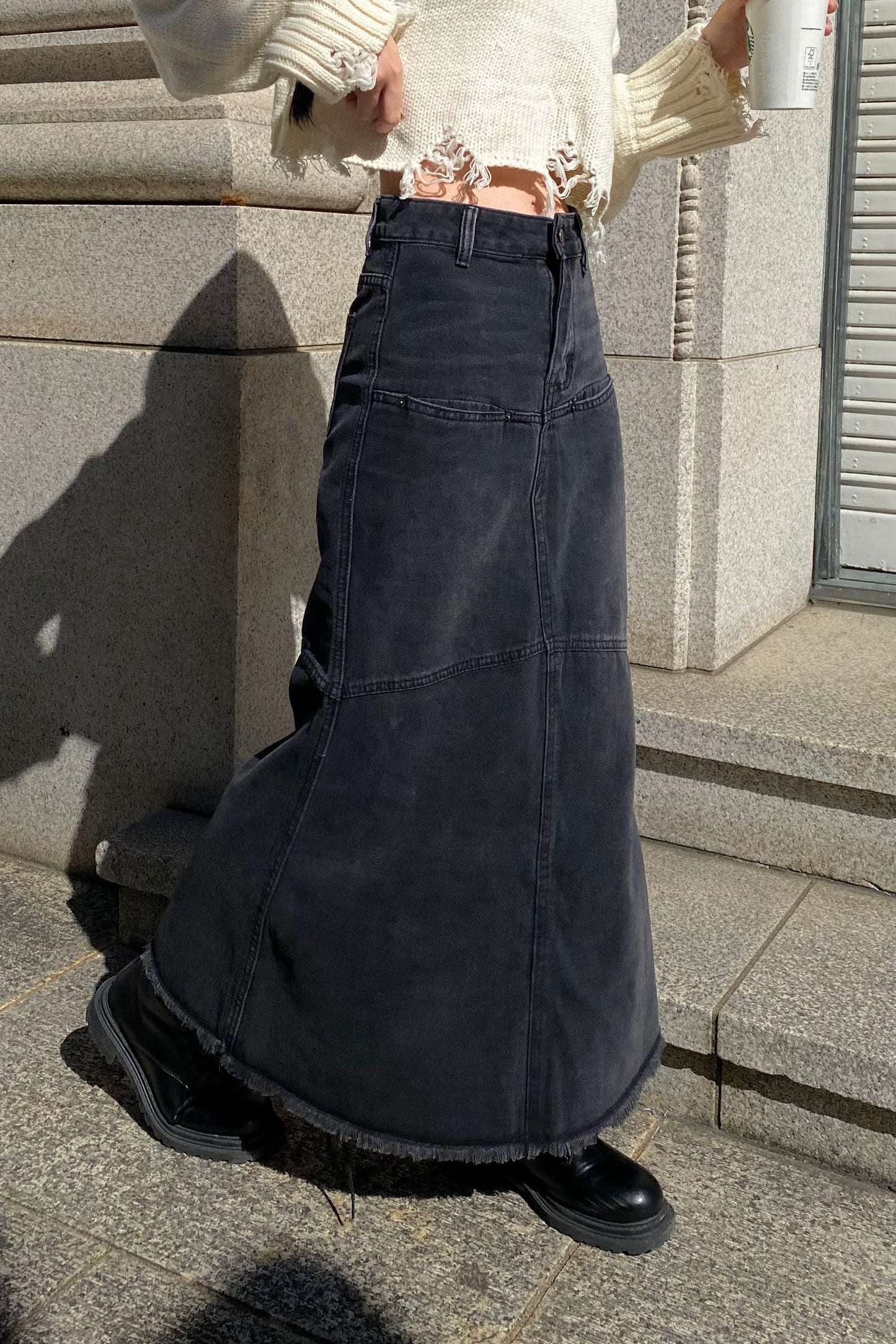 マーメイドジーンズスカート DPB43005