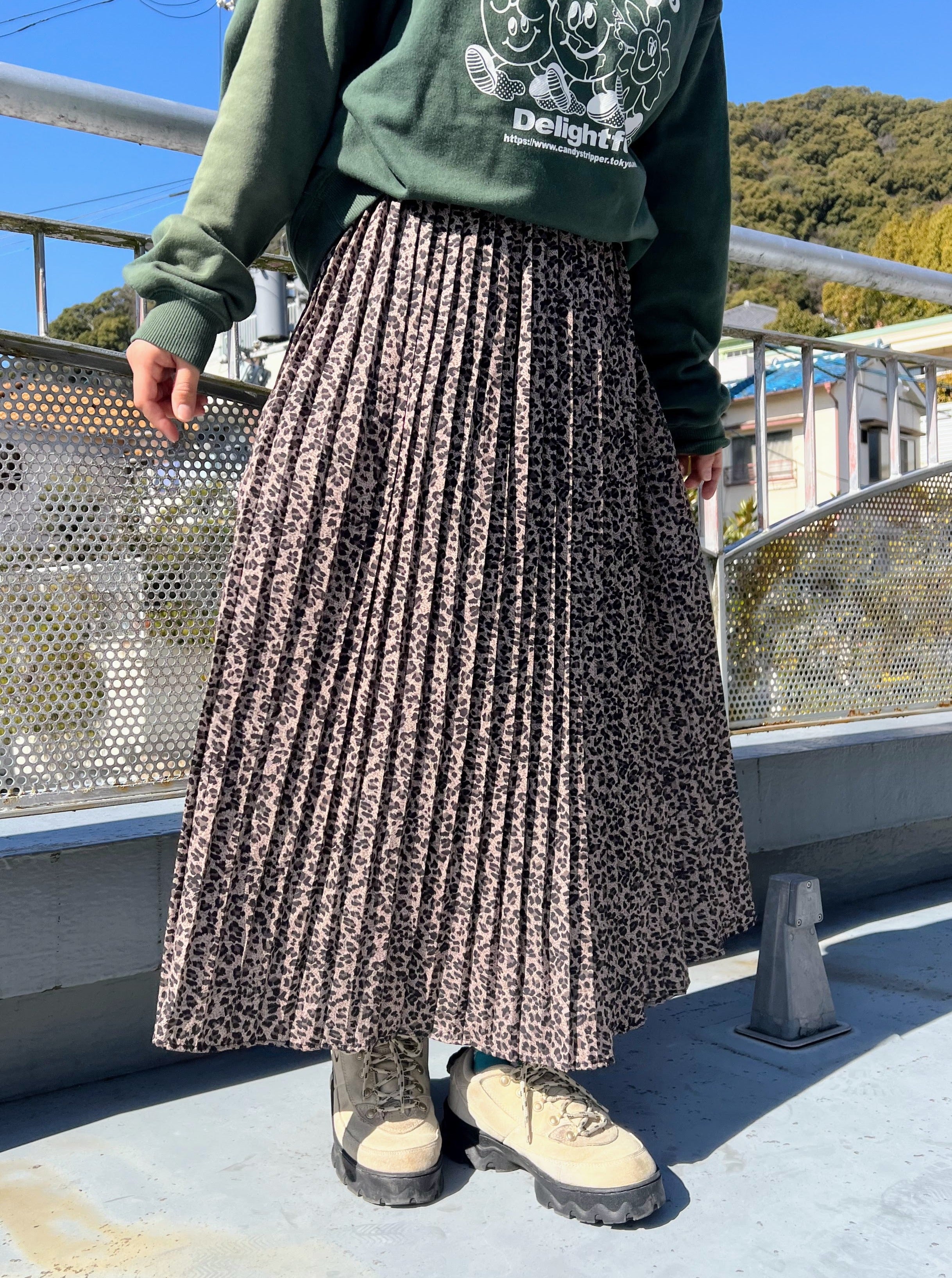 レディース スカート ヒョウ柄 新品 Mサイズ - スカート