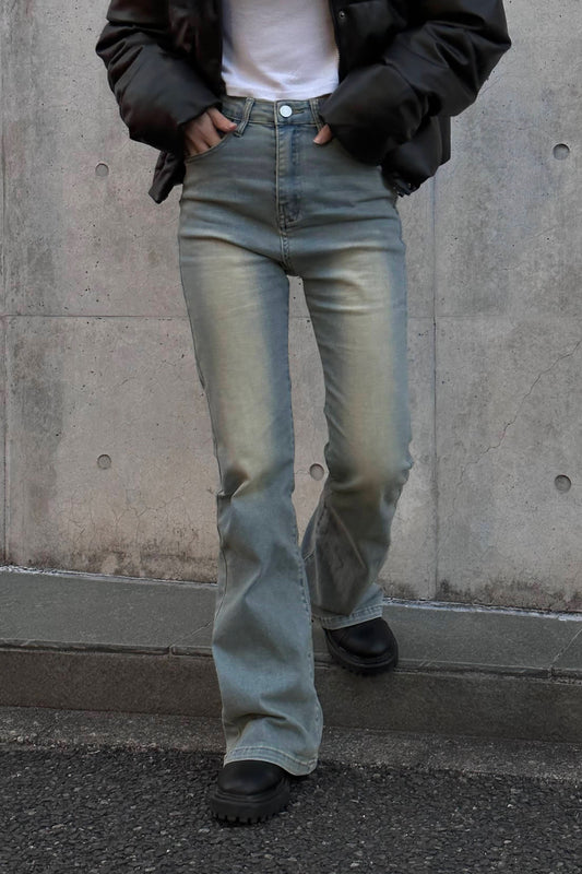 ハイウェストグレージーンズ DPB43059