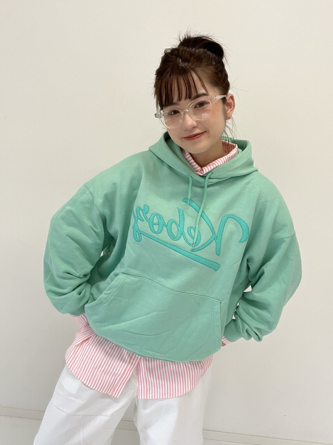 3wayストライプシャツ