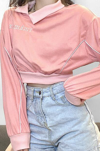 ピンクデザインシャツトップス DAA01953